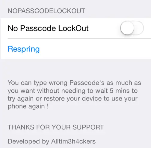 no-passcode-lock
