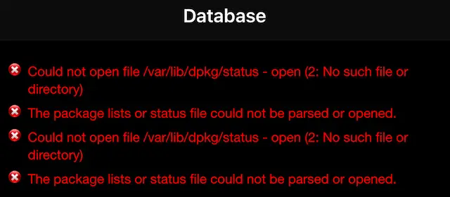 database-error-cydia