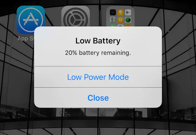 how to put low battery mode on iphone
